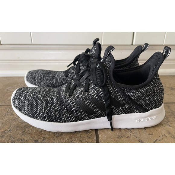 Men's Adidas Alphabounce HWA 1Y3001 Black and White Athletic Shoes - Size 8.5 - Picture 2 of 7